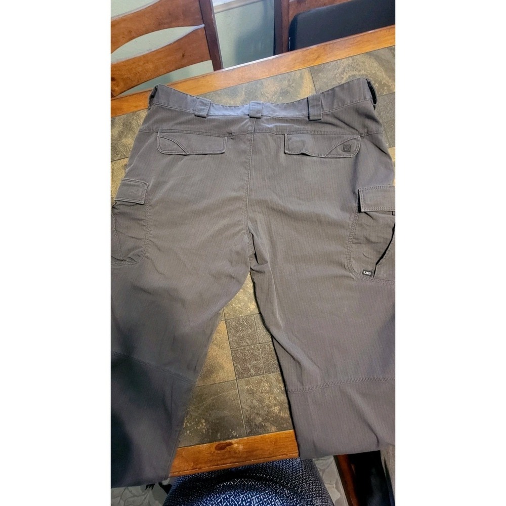 5.11 511‎ Tactical Pants Men 42x30 Gray Cargo Ripstop Fast Tac Urban Hike Fish